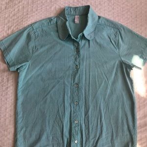 Blue American Apparel button down